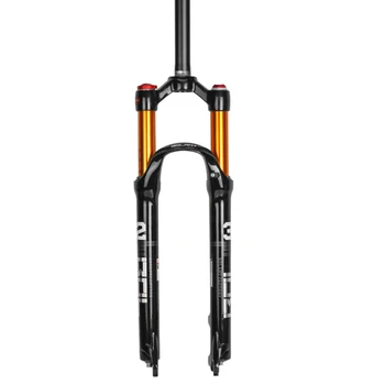 

29 Inches MTB Bike Magnesium Alloy Front Fork Shoulder Control Air Suspension Fork Bicycle Parts- Straight Tube