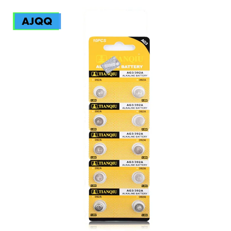 Производители продают 70 шт 1,55 V Батарея Кнопка Запчасти AG3 392A L736 LR41 392384 SR41SW CX41 192 AG 3 G3 LR736 SR41 щелочные батареи кнопки