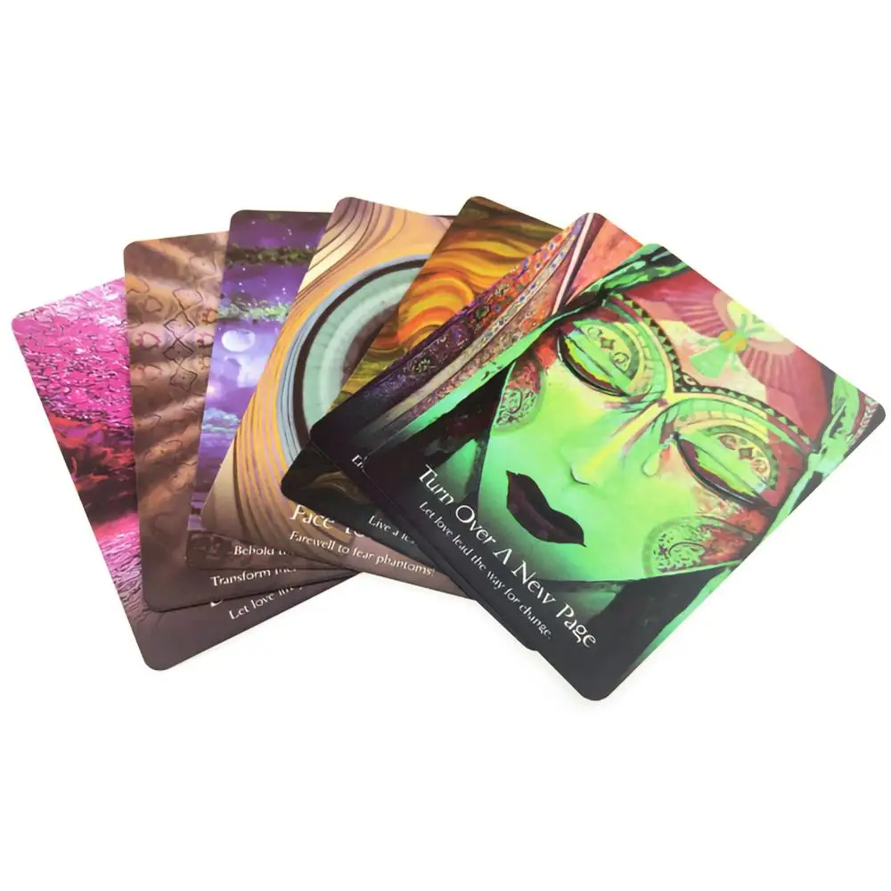 

44PCS Sufi Wisdom Oracle Tarot Cards Table Game Cards Board Games Famlily Party Playing Card Game 1 order