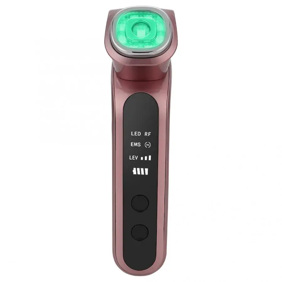LED RF EMS Microcurrent Light Vibration Face Lift Skin Care Home Beauty Device Machine Face Skin Care