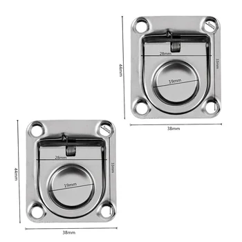 

Accessories Pull Ring Parts 2PCS Spring Loaded For Hatch Boat High quality