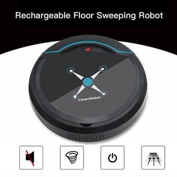 

Intelligent Robot Vacuum Cleaner Rechargeable Movable Floor Sweeper Automatic Sweeping Robot with Large Suction