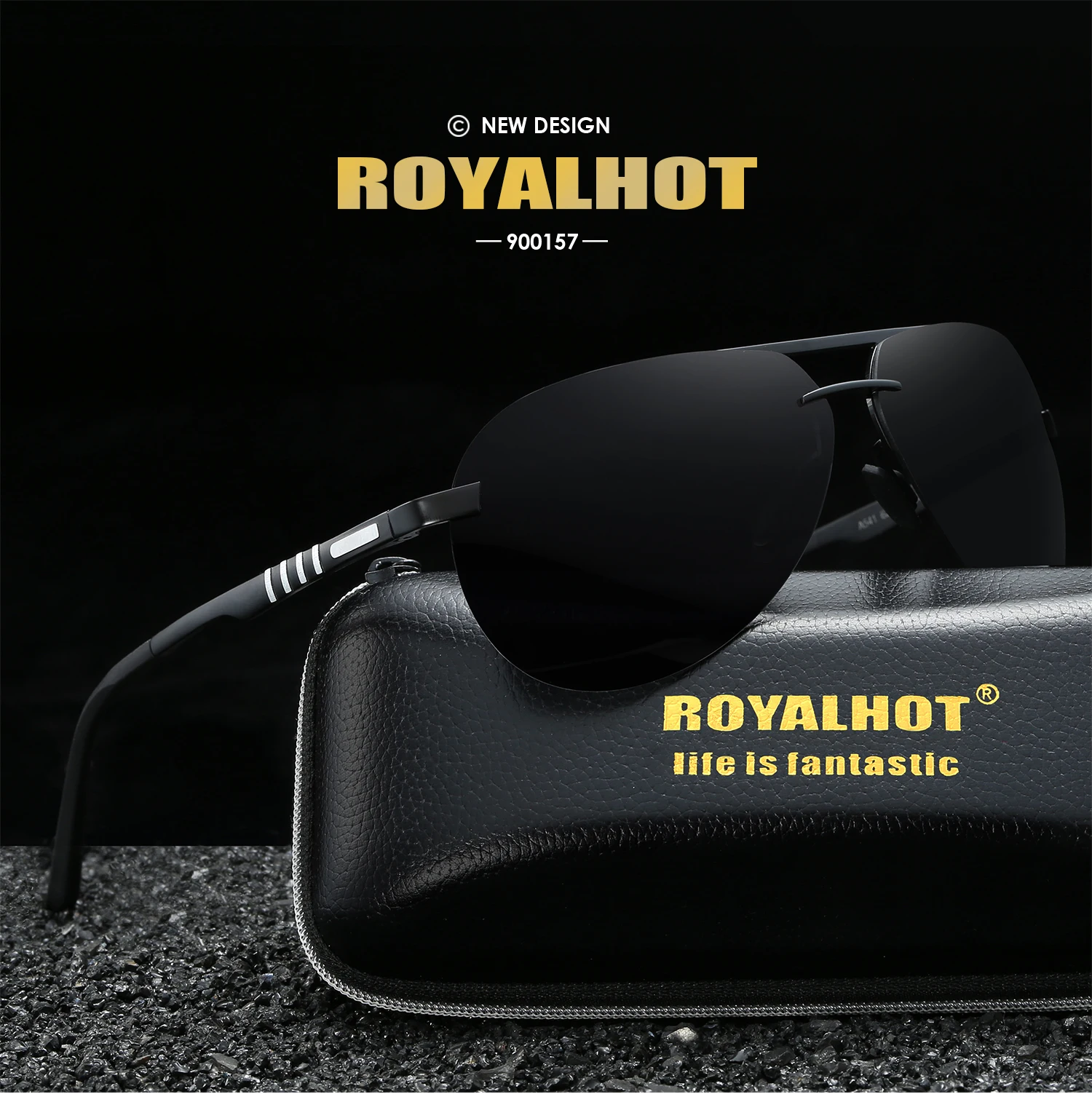 RoyalHot, мужские, женские, поляризационные, сплав, овальная оправа, солнцезащитные очки, для вождения, солнцезащитные очки, оттенки, Oculos masculino, мужские, 900157