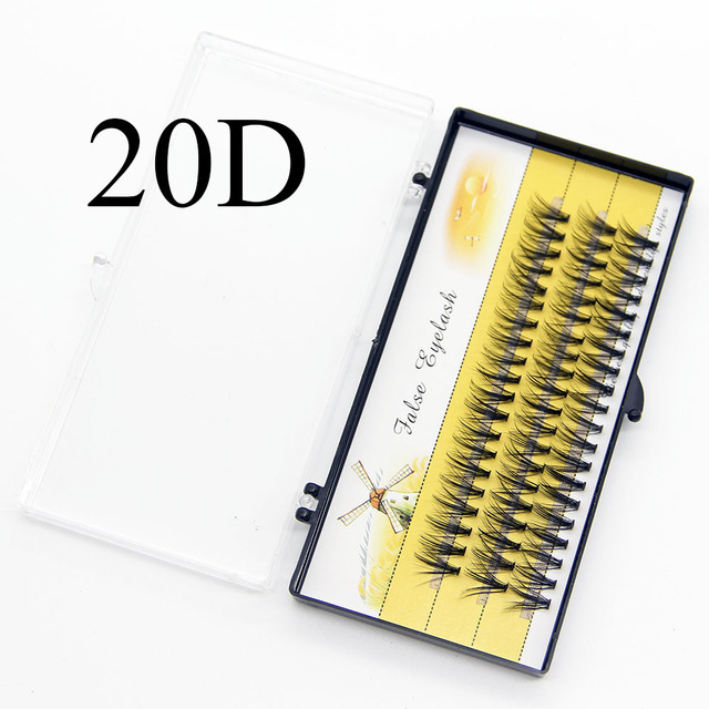 30D Professional Makeup Individual Cluster EyeLashes Grafting Fake False Eyelashes eyelash extension individual lash bunche