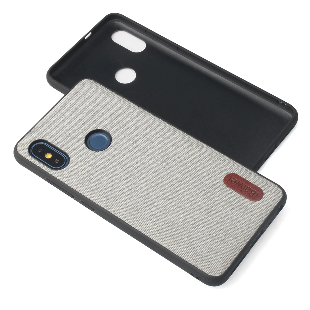 fabric case gray Тканевый чехол для Xiaomi Redmi Note 8 Pro 7 5 6 Pro задняя крышка Xiaomi mi 8 9 SE Lite Explorer чехол Red mi 7A 7Pro mi A3 CC9 e funda - Цвет: fabric case gray