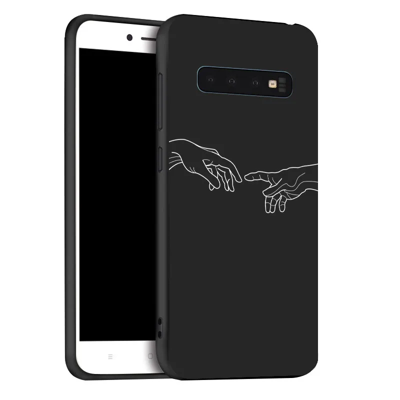 x069 3D типа «сделай сам» чехол для samsung Galaxy S10 Lite S10E чехол силиконовый черный чехол для samsung S9 S8 плюс S10 5G Чехлы для крышки Fundas - Цвет: x069