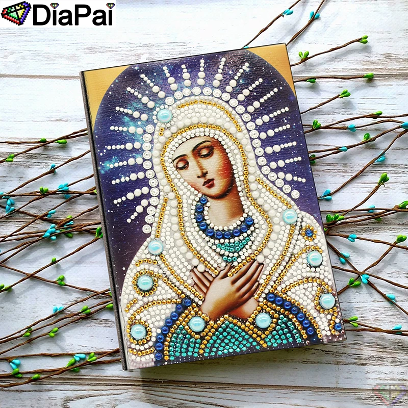 NB32 DiaPai A5 блокноты 5D DIY алмазная живопись специальная форма Дневник Книга Алмазная вышивка крестиком Стразы Декор подарок - Цвет: NB32