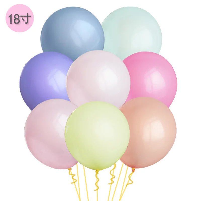 Большой Размеры 18-дюймовые макароны, конфеты-Цветной круг из латекса Старт шар День рождения украшение для свадебной сцены shi jing воздушный шар