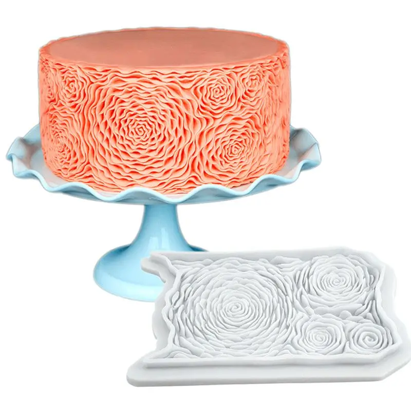 

Silica Gel Mould For Rose Pour Sugar Baking Cake mould Chocolate Decoration Tool