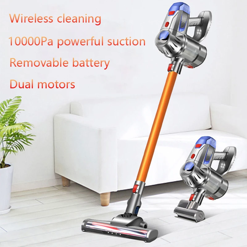 378528-7539b8.jpg Hcbd3d3278f114b61ba815baf5212a6c1m Wireless Handheld Vacuum Cleaner 12kPa Powerful Suction 150W Dual Motor LED Lighting Electric Sweeper Cordless Home Dust Cleaner Mallzona