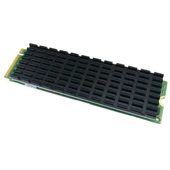 

Black Heatsink Heat Dissipation Radiator M.2 NGFF Cooling Heat Sink Heat Thermal Pads for M.2 NGFF 2280 PCI-E NVME SSD DXAC