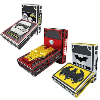 

New Shield Helicarrie Super Hero Batman Iron Man Spider Man Book Building Block Bricks Super Heroes Kids Toys For Children 76142