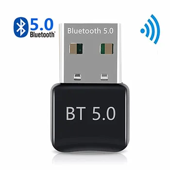 

USB Bluetooth 5.0 Adapter Bluetooth 5.0 Transmitter Bluetooth Receiver Mini Audio Adapter for Computer PC Laptop Music
