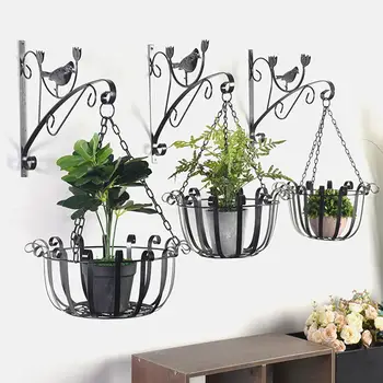 

Plant Hanger Multi Purpose Versatile Wall Mounted Garden Pot Hanging Flower Basket Bracket