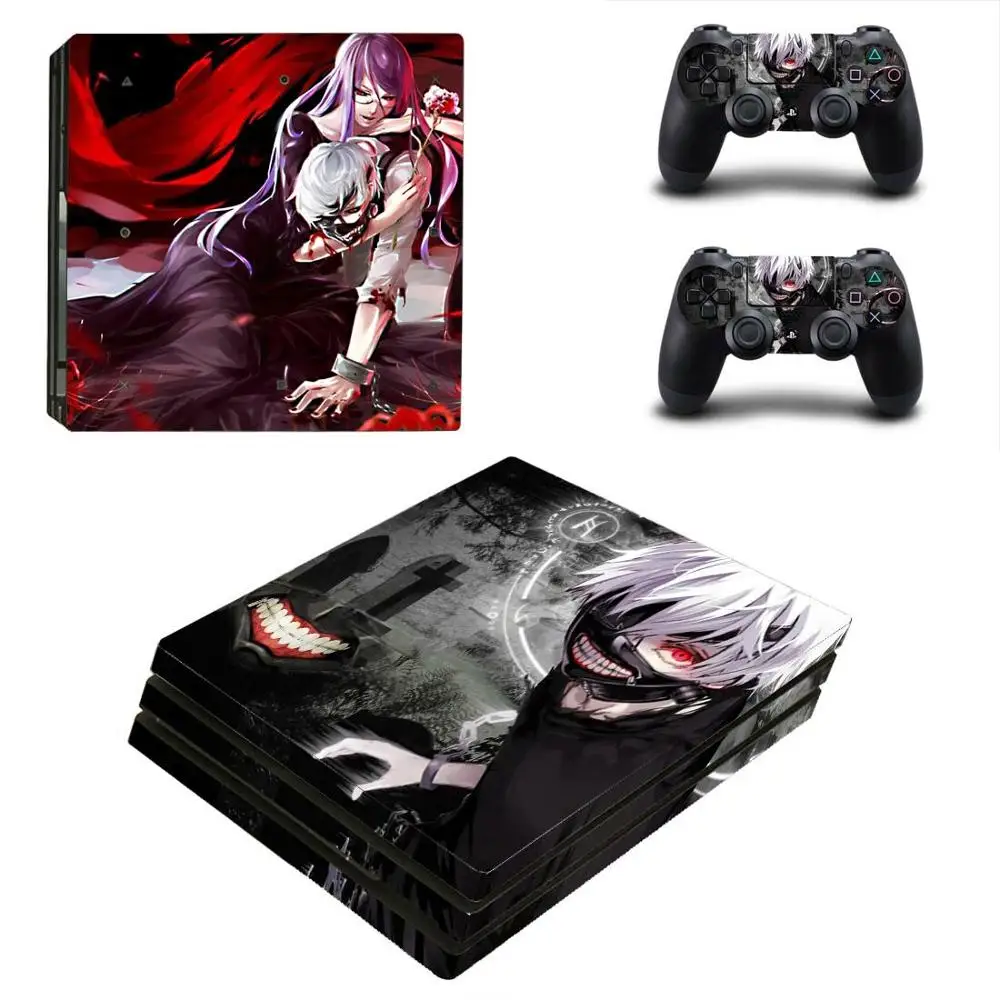 YSP4P-2006 Токийский вурдалак PS4 Pro стикер Play station 4 кожа наклейки для playstation 4 PS4 Pro консоль и контроллер Скины Виниловые - Цвет: YSP4P-2006
