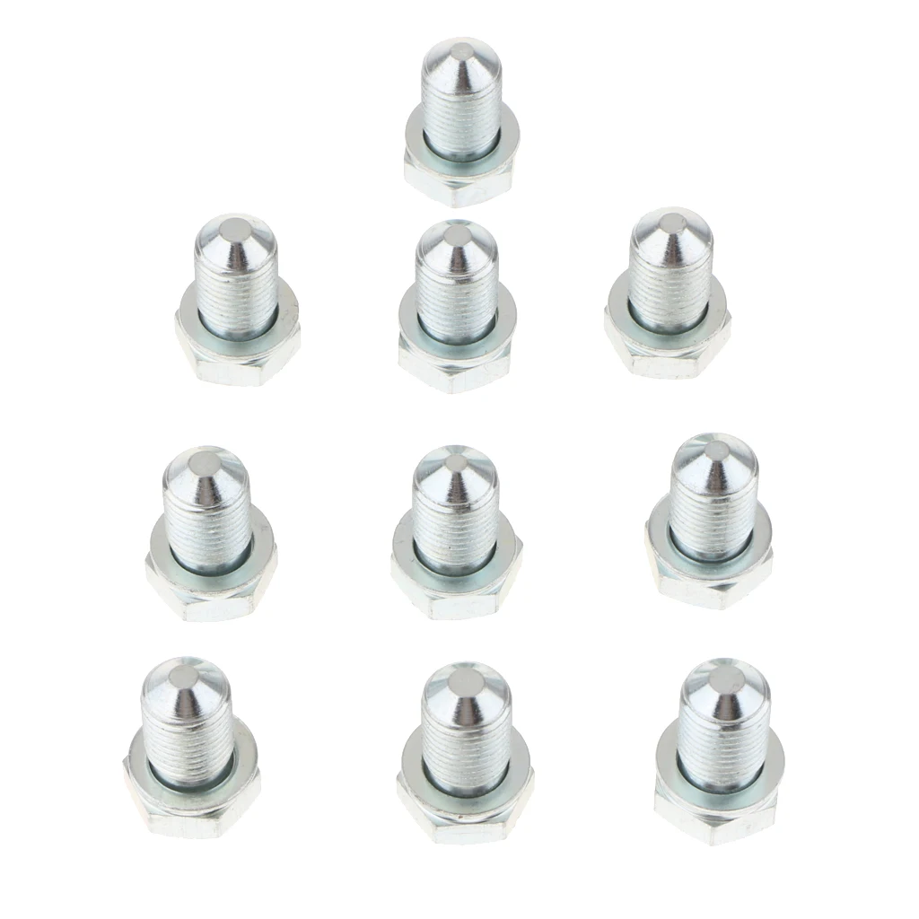 10X M14X1.5 Magnetic Screw Engine Oil Pan Drain Sump Filter Plug for Audi VW