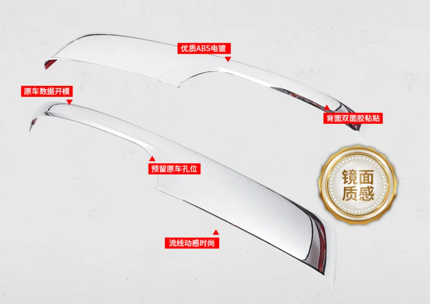 Для Toyota Prado 2010 2011 2012 2013- ABS пластик Боковая дверь Зеркала заднего вида аксессуары 2 шт