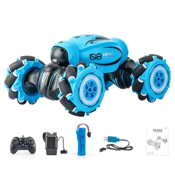 

D876 1:16 4WD Radio Gesture Induction Music Light Remote Control Twist High Speed RC Car Stunt off Road Drift Vehicle Model