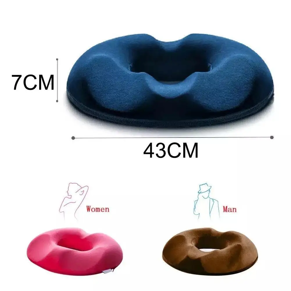 Memory Foam Seat Cushion Coccyx Orthopedic Massage Hemorrhoids Chair Cushion Office Car Pain Relief Wheelchair Support Pillows