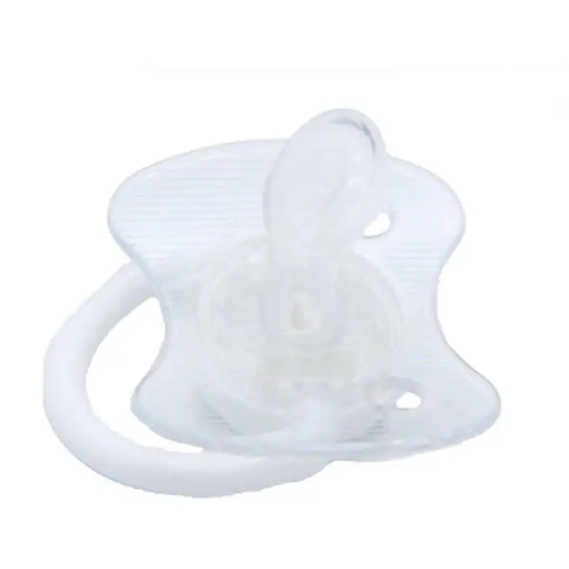 Infant Silicone Baby Pacifier Nipple Baby Pacifiers Dummy Newborn Soother Toddler Holder nipple White Pink Nipple Pacifier