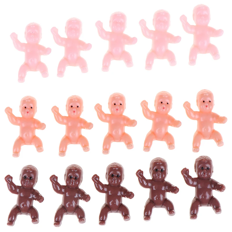 Doll Accessories 10/20/60Pcs 1inch/1.2inch Mini Plastic Baby Kids Mini Plastic Baby Kids Doll Accessories doll accessories