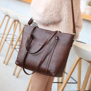 

SWDF Large Capacity Women Bags Shoulder Tote Bags bolsos Women Messenger Bags With Wallet Famous Designers Leather Handbags Sac