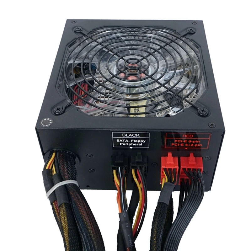 PSU для Rosewill полумодульный 80 плюс Бронзовый широкий Mute игра источник питания Номинальная 900 Вт Пиковая 1000 Вт источник питания RBR1000-M