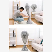 Чехол для защиты от пыли, Круглый, чистый, для хранения, водонепроницаемый, прочный, вертикальный, мультяшный, семейный, многоразовый, PEVA, чехол для вентилятора