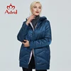 2022 Astrid winter jacket women Contrast color Waterproof fabric with cap design thick cotton clothing warm women parka AM-2090 ► Photo 3/6