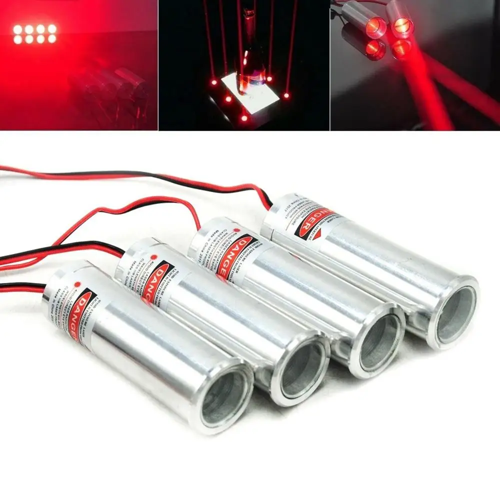 Fat Beam 650nm 100mW Red Thick Dot Laser Diode Module 3.7V-5V LED Bar DJ Stage Light