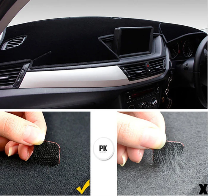 Factory supply polyester car non-slip dashboard mat from shandong