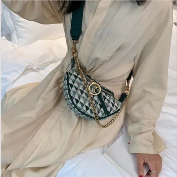 

Women Bag 2020 Spring Messenger Bag Trendy Lady New Style Multicolor Red Black Plaid Crossbody Pack Free Shipping BWB13732-2