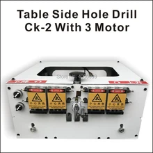 Высокая эффективность перфоратор деревянный стол боковое отверстие сверлильный CK-2 штифт горизонтальная дрель 3 шт. 1,2 кВт Мотор бурильный станок бурильщик