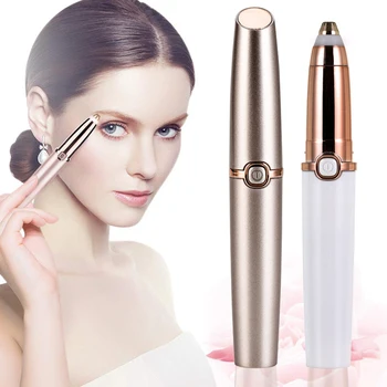

Electric Eyebrow Trimmer Makeup Painless Eye Brow Epilator Mini Shaver Razors Portable Facial Hair Remover Women depilator