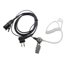 10 шт. Retevis 2Pin воздуха акустический Динамик гарнитуры для Motorola HYT TC-500 TC518 TC580 TC-600 TC-610 TC-700 2-передающая радиоустановка