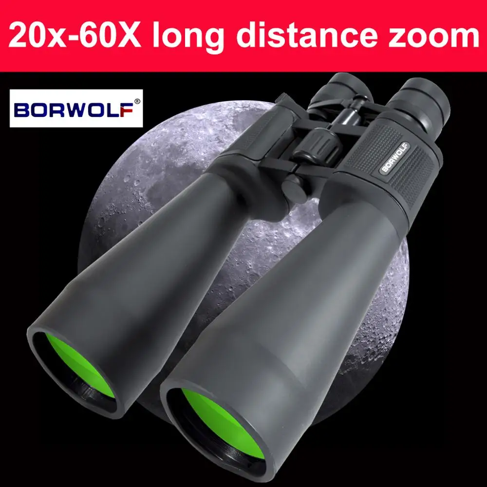 Водонепроницаемый военный телескоп Borwolf бинокль высокого разрешения 20 60 Х70 для