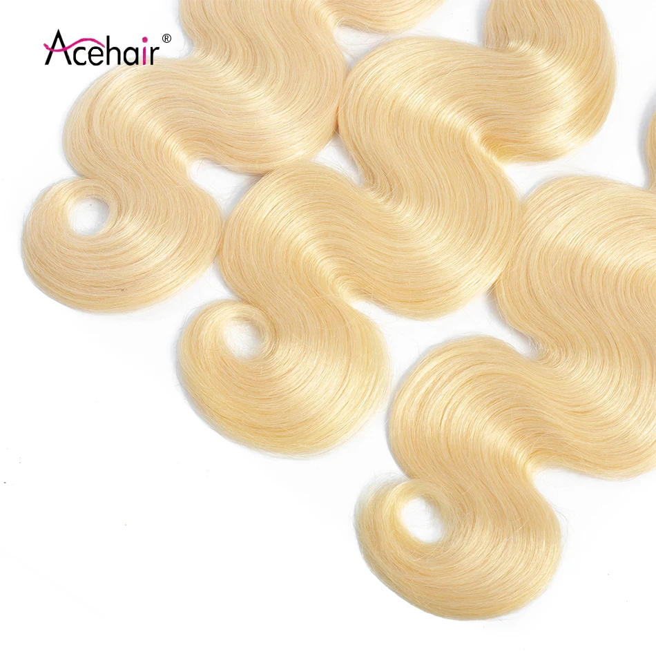 Ace 613 Blonde Brazilian Hair Weave 1/3/4 Body Wave Bundles 100% Remy Human Hair Bundles 613 Hair Extension Ace 613 Blonde Brazilian Hair Weave 1/3/4 Body Wave Bundles 100% Remy Human Hair Bundles 613 Hair Extension