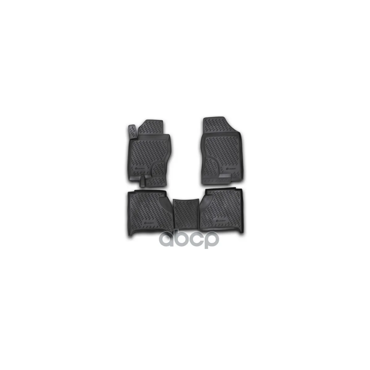 Коврики В Салон Nissan Navara Акпп 2005-, 4 Шт.(Полиуретан) ELEMENT арт. CARNIS00007