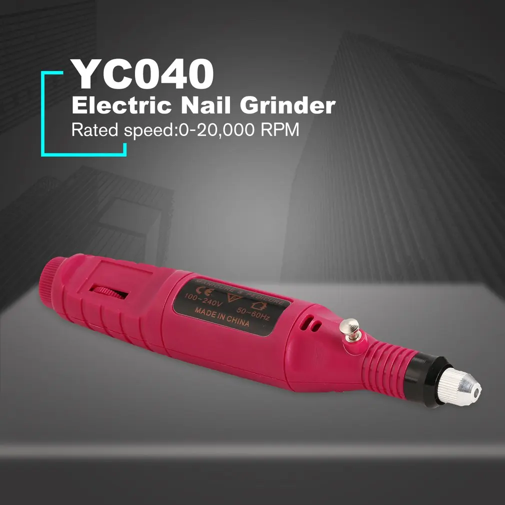 Electric Nail Drill Machine Nail Grinder Manicure Pedicure Files Tools Kit Gel Remover Nail Polishing Cutters Kit