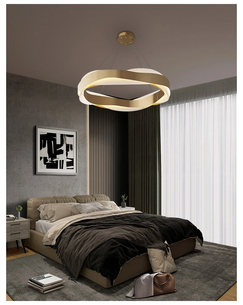 led chandelier Modern Nordic Pendant Lamp LED Three Color Metal For Livingroom Apartment Restaurant Gold Hanging  Indoor Decorative Luminaire contemporary chandeliers