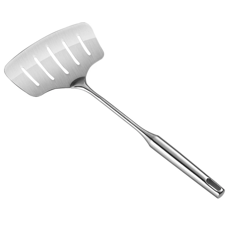 New Stainless Steel Barbeque Spatulas, Flat Top Grill Spatula With Long Handle,Fish Spatulas
