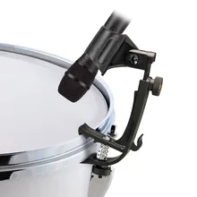 Черный 60 упаковок микрофонная Пара регулируемых ступенчатых барабанов обода микрофона Snare держатель зажима Groove gear студийная подставка