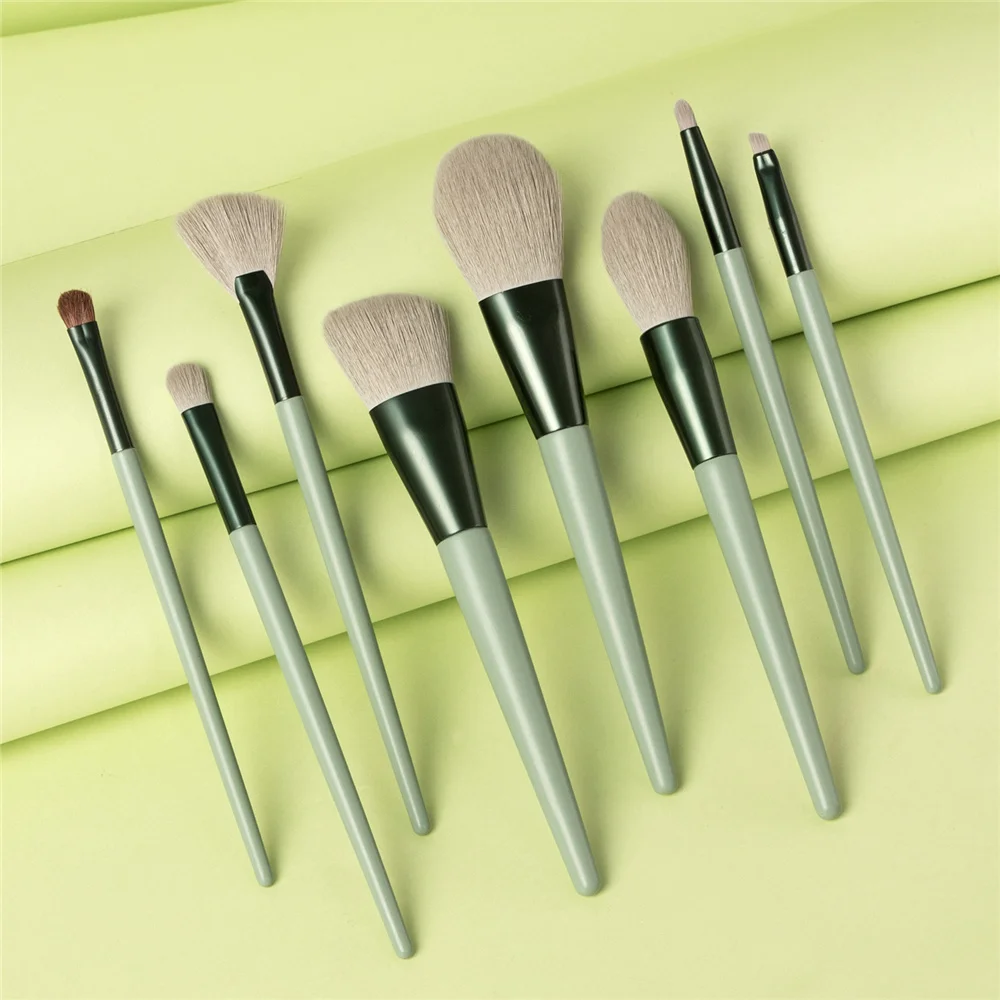 FLD 8pcs Makeup Brushes Set Professional Premium Synthetic Foundation Eye Shadow Eyebrow Blending Concealer Cosmetic Brush Tool