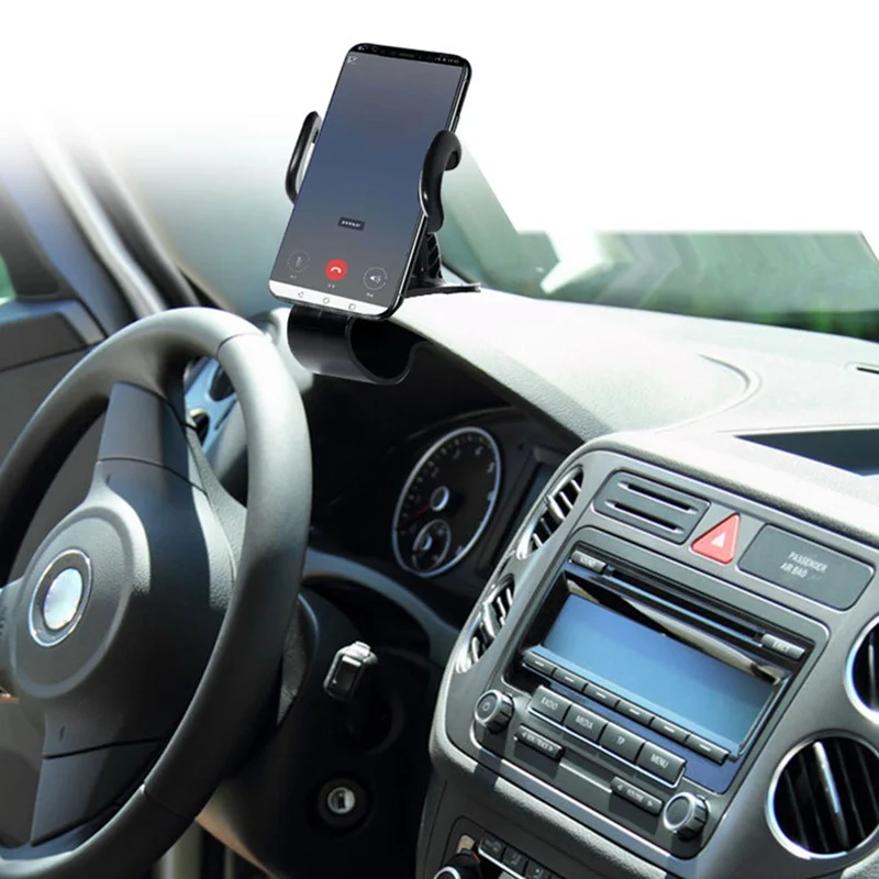 360 градусов вращения автомобиля HUD приборной панели держатель Подставка Кронштейн регулируемый мобильный телефон gps для Iphone XS XR Max