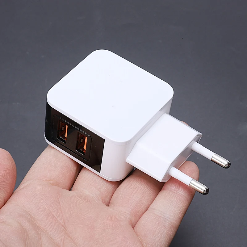 Полностью двойное зарядное устройство Usb 2.4A Макс Смарт Быстрая зарядка мобильного телефона настенное зарядное устройство для Iphone Ipad samsung(штепсельная вилка ЕС