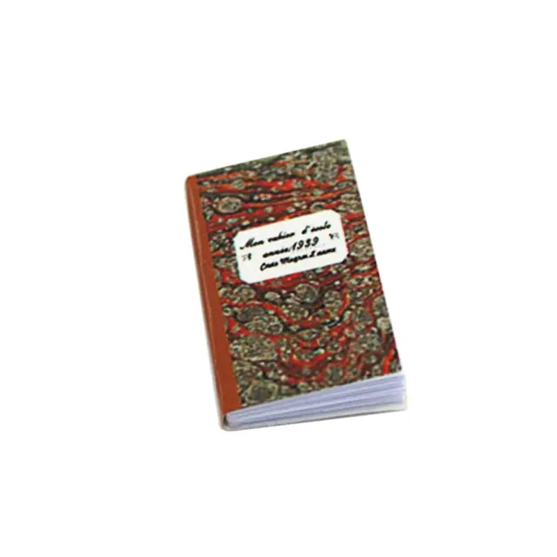 4 шт. 1/12 миниатюрная сцена модель Кукольный домик аксессуары Мини Книга бумажный блокнот детские игрушки подарки на день рождения B36E