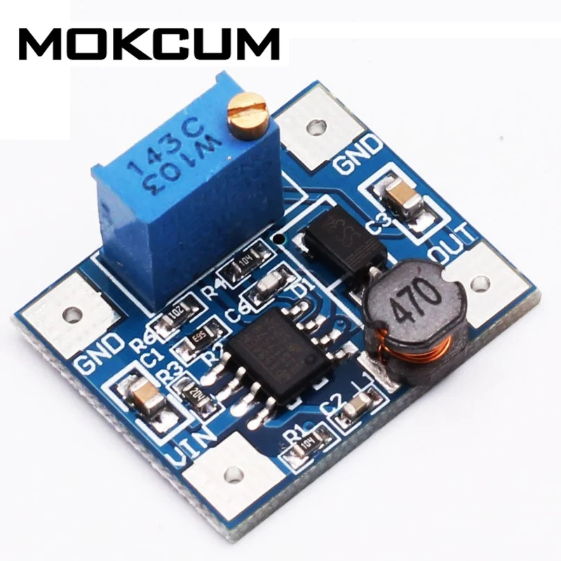 

DC 4.5-28V MP1584 Mini DC-DC Buck Converter Step down Power Regulator Module 3A Output Adjustable Super Module