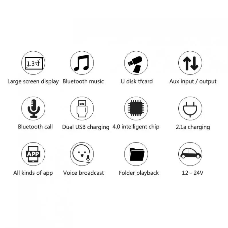 BT06 Многофункциональный Bluetooth fm-передатчик двойной USB Аудио Автомобильный mp3 плеер Handsfree MP3 Поддержка TF карта быстрая зарядка AUX