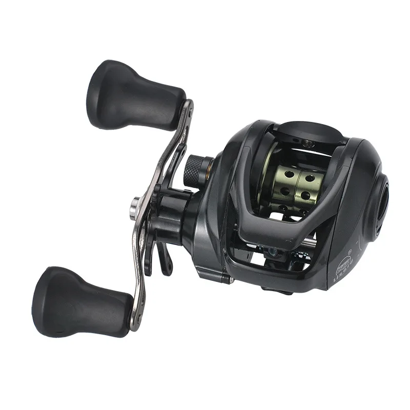  Low Profile Reel Bait Casting Fishing Peche Reel Baitcasting Carp Fishing Reels 19+1BB 7.2:1 8kg Ca