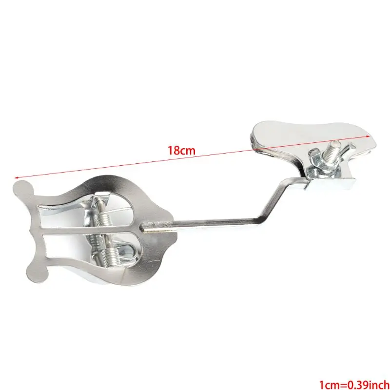

New Trumpet Trombone Sheet Music Clip Stainless Steel Trumpeter Lyre Sheet Music Clamp-On Holder qyh